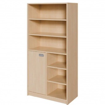 Schränke mit Mittelwand, Tür links, 160cm hoch 